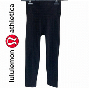 LULULEMON Athletic Black Laser Cut Fit Leggings Pants Size  4